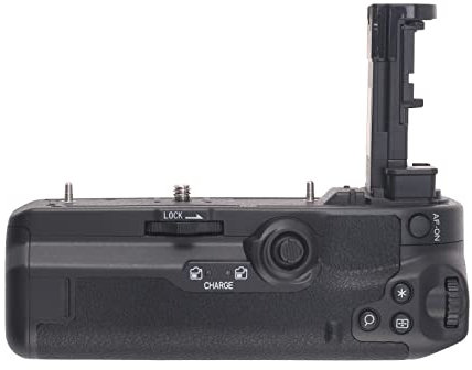 Hersmay Vertikaler R6/ R6II Batteriegriff für Canon EOS R5 R5C R6 R6 Mark II DSLR Kamera, Ersatz für Canon BG-R10 Batteriehalter für bis zu Zwei LP-E6 LP-E6NH LP-E6N Akkus