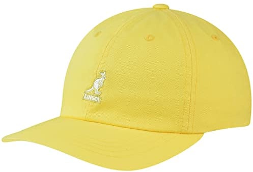 Kangol Washed Baseball Lemon Sorbet 1SFM Unisex Erwachsene