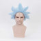 CHALKSEA Anime Cosplay Perücke, Rick Sanchez Perücke, Short Blue Perücke, Mit Kostenloser Perückenkappe, Für Party Alltag Halloween Perücke Cosplay, Anime-Fans