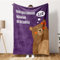 Craftique Festa Della Mamma - Coperta - Regalo Mamma Compleanno, Idea Regali Natale Utile, Viola (Colore) 127 x 152cm