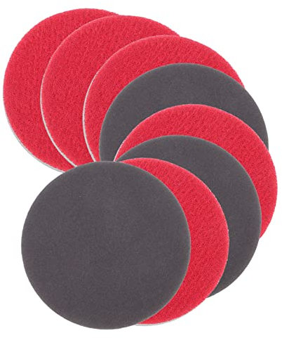 Hemobllo Bowling Ball Polish Sanding Pads Set 8pcs Reusable Cleaning Pads for Efficient Polishing