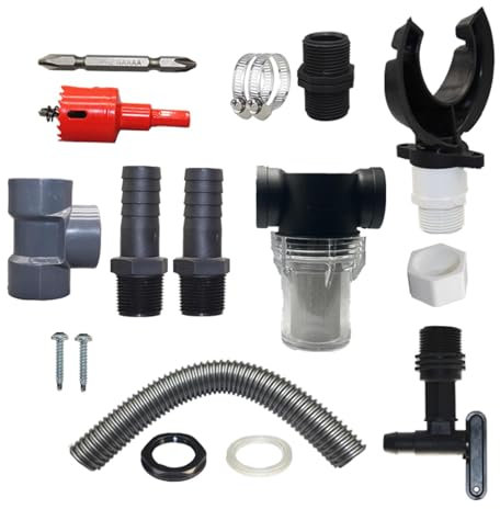 Regenwassersammler Set, 70-100mm Fallrohr Regensammler Verbinder Set, Regensammler Speedy Regentonnen Anschluss Fallrohr, Regensammler Regentonnen Verbinder Für Dächer Bis 80 M² Mit Montagezubehör