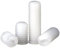 50 pcs M3 M4 M5 M6 M8 Vis à tête fendue en plastique en nylon blanc Vis sans tête à pointe plate(Size:M6 x 8mm)