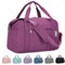 for Easyjet Cabin Bag 45X36X20 Underseat Travel Duffel Bag Holdall Tote with Wet Pocket Carry on Luggage Overnight for Women and Men 25L (Dark Purple)
