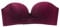 Bras with Wide Straps Womens Solid Color Wine Strapless Non Slip Adjustment Rimless Dress Bra F Cup Non Wired Bras for Women G Cup (Wine, 85F)