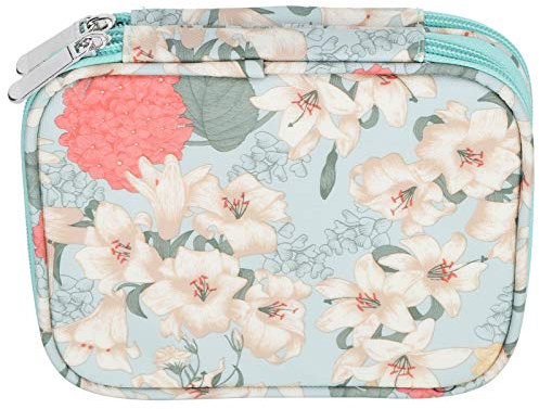 Näh-Organizer, Häkeltasche, Nähen, Doppelseitiger Reißverschluss, Schreibtisch-Aufbewahrungstasche, Bastel-Aufbewahrungstasche, Handgemachtes Oxford-Stoff, S (Grün-leerer Beutel)