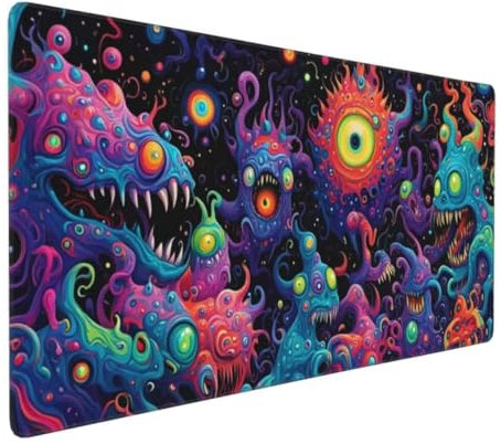 Tappetino Mouse XXL 1400x700mm, Colore Tappetino per Mouse Astratto Mouse Gaming, Tappetino Scrivania Accessori Gaming, Base in Gomma Antiscivolo, Bordi Cuciti Mouse Pad,per Ufficio pc Mousepad G4-281