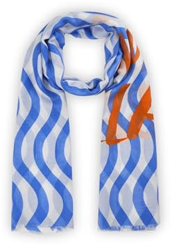 CODELLO Damen Schal aus softem Viskose-Mix mit „Ciao Bella“-Print