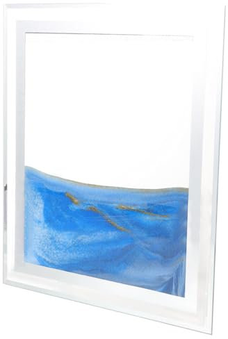 HANABASS Sablier Décoratif Sablier Mobile Cadre Transparent Résistant Aux Rayures Pour Bureau Salon Salon Décoration Mouvement Sable Décoration Maison