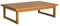 Spetebo Akazienholz Garten Loungetisch geölt - 106 x 66 cm - Outdoor Couchtisch aus Massivholz - Holz Gartentisch Balkontisch Beistelltisch Kaffeetisch Wohnzimmertisch Holztisch witterungsbeständig