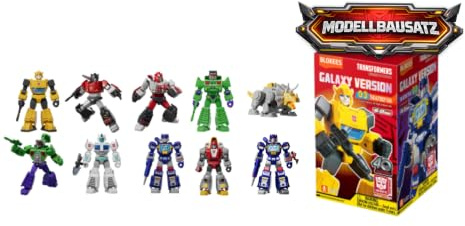 BLOKEES – Transformers Galaxy Version 03 Autobot Run, Modellset für Kinder ab 12 Jahren, Überraschungs Roboter zum Zusammenstecken, bewegliche Elemente, Sammelmodell, 1 von Mehreren Modellen