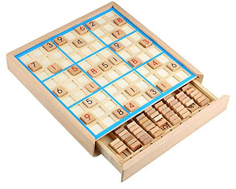 Larcele Holz Sudoku Brettspiele Zahlenrätsel Memory Spiele SD-02