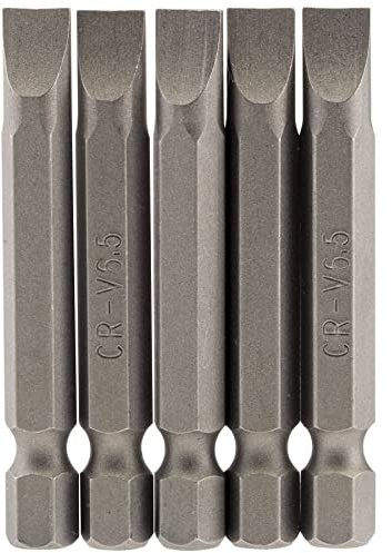 Draper 64276 6.5mm 1/4 hex. Plain Slot Insert bit 50mm Long x 5