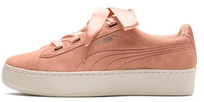 Puma Vikky Platform Ribbon S Leather Sneaker Damen Schuhe 366418 01 Black