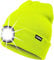 ATNKE LED Beleuchtete Mütze,Wiederaufladbare USB Laufmütze mit Licht Extrem Heller 4 LED Lampe Winter Warme Stirnlampe für Herren und Damen Geschenke/Fluorescent Yellow