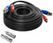 Anlapus 18,3 Meter BNC Video + DC Power Kabel Netzkabel 2in1 CCTV Verlängerungskabel mit BNC RCA Adapter für AHD CVI TVI 960H Überwachungssystem, Schwarz