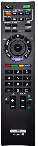 Leankle Telecomando RM-GD014 per Sony Televisori KDL-40EX600, KDL-40EX700, KDL-40EX710, KDL-40HX700, KDL-46EX700, KDL-46EX710, KDL-46HX700, KDL-52EX700, KDL-55EX710, KDL-55HX700, KDL-60EX700