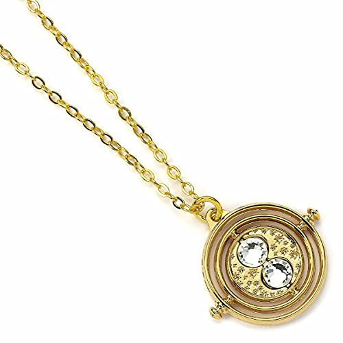 Harry Potter Carat Shop The Pendant & Necklace Fixed Time Turner (Gold Plated)