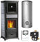 La Nordica KS3707 Termorossella Plus DSA Forno 4.0 Wasserführender Kaminofen Speckstein Komplett-Set Kombispeicher THKE/F 825