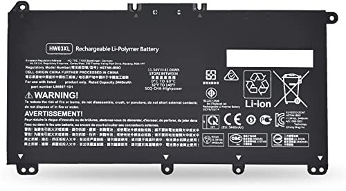 Emaks HW03XL Akku für HP Pavilion 15-EG0000:15-eg0025nr 15-eg1073cl 15-eg0021nr 15 -eg1053cl 15-eg1077nr 15-eg0053cl HSTNN-IB90 IB9O LB8U OB2A L96 887-10 D1 421 AC1 L97300-005, BI03XL