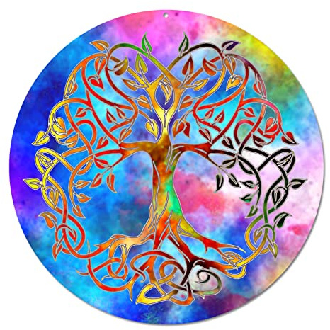 Sonnenfänger Baum des Lebens Symbol der Liebe · Fensterbild Nr. 20 ø 15cm · Geschenk Idee Weihnachten Geburtstag Liebesgeschenk Dankeschön · Sonnenbild Aufhänger · esoterisch spirituelle Deko