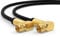 SAT Kabel 15m Satellitenkabel SAT TV Antennenkabel Digital Koaxialkabel Coaxial Internet 2x F-Stecker 90° Grad Gewinkelt Winkelstecker Router Modem Anschlusskabel HD 4K UHD DVB-S DVB-S2 Schwarz