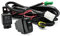 njssjd H10 H12 HB3 HB4 Nebelscheinwerfer Kabelbaum Kit 16AWG mit 12V 40A Relais Flachsicherung Kabelschalter passend für M.itsubishi Lancer Pajero Outlander ASX Triton L200