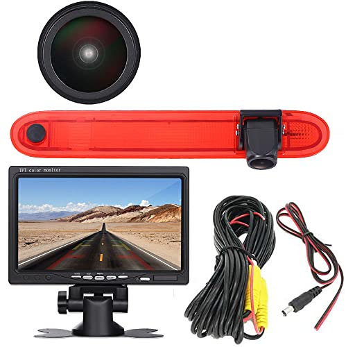 7 Zoll TFT LCD Farbdisplay Monitor + Super HD Nachtsicht Rückfahrkamera für Renault Kangoo II 2007-2021/Mercedes-Benz Citan tourer W415 Micro Camper 2012-2021/OEM:414523CSG 439498CAG A4159062000