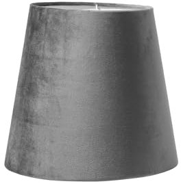 PR Home of Scandinavia Queen Lamp shade Velvet Grey 12cm