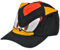 Concept One Sonic The Hedgehog Cap Kinder verstellbare Baseballmütze, Gebogene Krempe, schwarz, Einheitsgröße