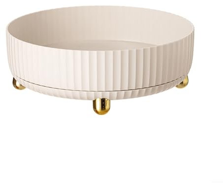 Bandeja giratoria para organización de cocina y baño ()