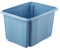 keeeper Aufbewahrungsbox mit Dreh-/Stapelsystem, 30 l, 44,5 x 34,5 x 27 cm, Emil Eco Line, Blau (Eco Sky Blue)