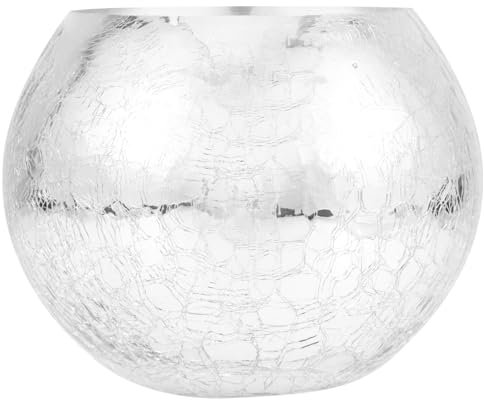 Luxshiny Disco Ball Planter Mirror Disco Ball Vase Disco Planter Glass Planter Pots 18cm Cactus Succulent Flower Pots Vase for Party Garden Office Desk
