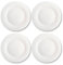 ACAN Tradineur - Pack de 4 Platos Modelo Elba Llano - 25 cm - Material Resistente - Apto para lavavajillas y microondas - Ideal para el hogar, cocina y hosteleria.