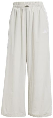 adidas Damen Essentials 3-Stripes Lifestyle Woven Parachute Pants, Wonder Alumina/White, XXL
