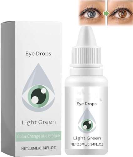 Zakdavi Irisink Pro Eye Drops,Eye Color Changing Eye Drops,Irisink Eye Drops,Fancy Drops Change Your Eye Color,Make Your Eyes More Agile and Vibrant,Lighten & Brighten Your Eye Color (Green)