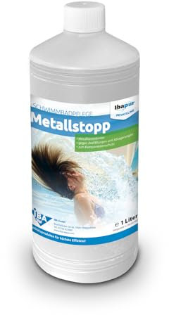 IBA 1 l Metallstopp Metallionenbinder Eisenbinder Eisen-Ex Brunnenwasser Pool