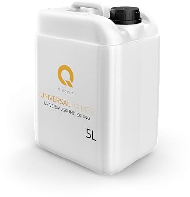 Q-COVER Universalgrundierung 5 L (01.L-0,5L/m2) Grundiermittel Für Innen Und Außen Acrylat Dispersion Gebrauchsfertig Haftgrund