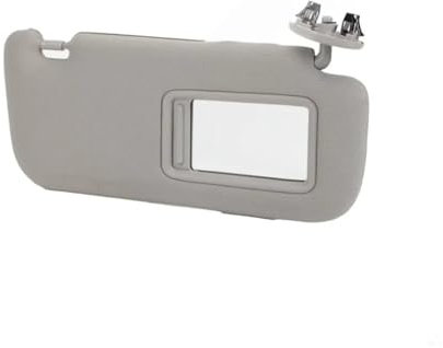 Viseras Parasol para Toyota para Auris para Corolla 2007-2013 Visera Interior del Automóvil con Espejo Parasol Gris Beige Lado Izquierdo Derecho del Pasajero Visera Interior For Parabrisas(Grey Righ