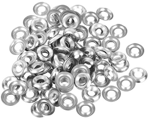 QUARKZMAN #8 Rondelle à Cuvette en Acier Inoxydable 304, 300 Pièces de Rondelles de Finition Fraisée pour Vis Boulon