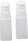 Acetone Pump Dispenser Bottle Nail Polish Remover Pot Plastic Nail Polish Remover Pump Dispenser Lockable Push Down Bottle for Nail Varnish Remover & Makeup Remover 2Pcs