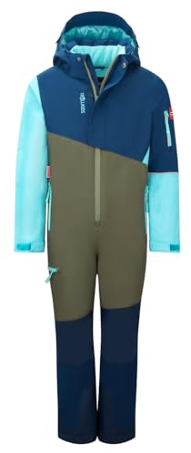 Trollkids Kids Hallingdal Snowsuit 140, pine green