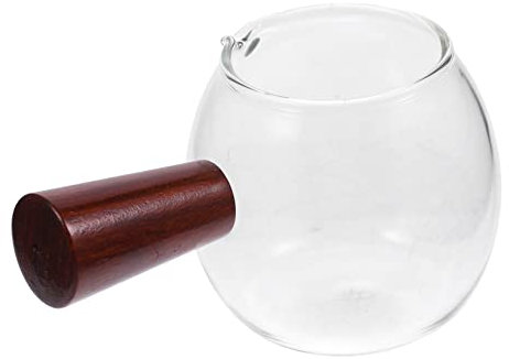 Alipis Einfache Tasse Transparenter Multifunktionsbecher Als Glastrinkbecher Kaffeetrinkbecher Und Teebecher Zum Frühstück Mit Wassertrinkbecher Und Griff Für Milch Und Heiße Getränke