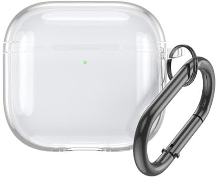 Earphone Case for AirPods 4 Cases Soft TPU Clear Headphone Hook Cover for AirPods 4 With Bags Charging