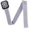 Ankle Strap for Apple Watch 38/40/41mm 42/44/45/49mm Soft Elastic Straps for Apple Watch for Running Exercise (Silvery, 42/44/45/49mm)