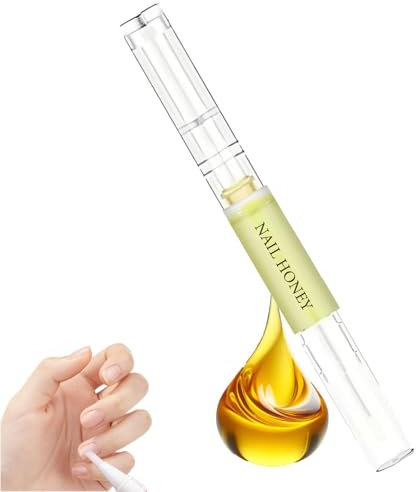 Organic Nail Strengthener & Cuticle Oil Pen - Repair Damaged Nails, Fast Growth Treatment with Keratin, Moisturizing Formula for Brittle & Weak Nails - Radiant Cosmetics, Extra Strength Care