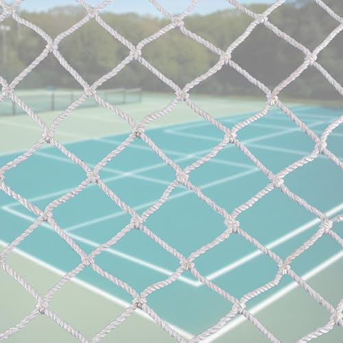 HAMON Schutznetz Kinder Schutznetz, Kinder Sicherheitsnetz, Nylon Treppenschutznetz Balkon Katzennetz Dekorationsnetz Fallschutznetz Indoor und Outdoor (Weiß, 1X2m (3X7ft))