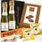 Prosecco Gift Set for Women – 2X Mini Galanti Prosecco Bottles (200ml) with Chocolates & Biscuits – Prosecco and Chocolate Gift Hamper for Her Birthday, Thank You or Celebration