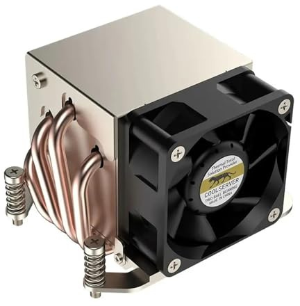 Dissipatore AM4-R64 da 200 W for radiatore AM5 2U AM4 Dissipatore di calore AM5 4 tubi di calore Passo di montaggio 90 mm * 54 mm