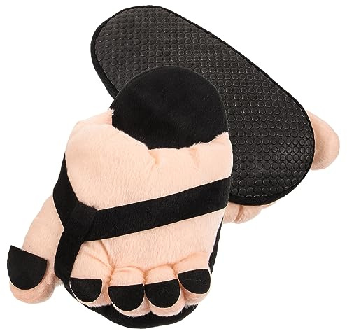 POPETPOP Lustige Halloween Kostüm Hausschuhe Riesen Füße Slipper für Cosplay Party Fasching Karneval Unisex Schuhüberzieher Langlebig und Leicht zu Reinigen